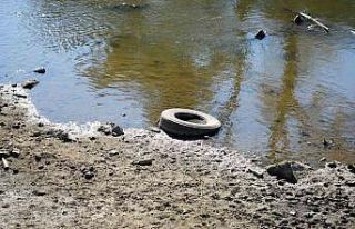 Tunca Nehri’nde kuraklık: Çöplüğe döndü