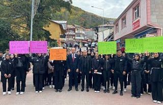 Üniversite öğrencileri kadına yönelik şiddete...