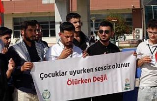 Üniversitelerden Filistin’e destek: "Çocuklar...