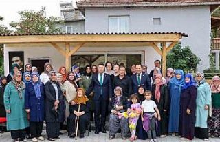 Vali Aygöl, Küplü köyünde kadınları dinledi