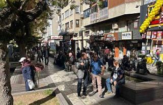 Vatandaşlar sıcak havanın tadını çıkarttı