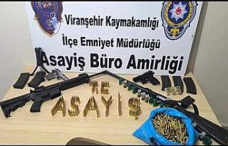 Viranşehir’de silah kaçakçılığı operasyonu:...