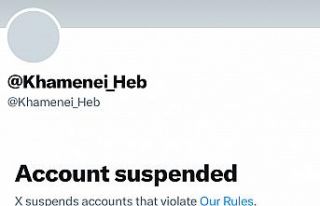 X, İran Dini Lideri Hamaney’in İbranice hesabını...