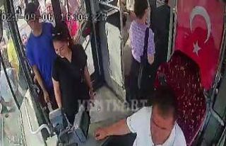 Yankesicilik anı saniye saniye görüntülendi