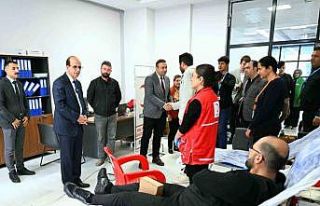 Yeşilyurt Belediyesi ve Kızılay’dan kan bağışı...