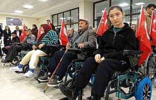 Yozgat’ta 20 engelliye tekerlekli sandalye dağıtıldı