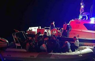 12’si çocuk 31 düzensiz göçmen ve bir göçmen...