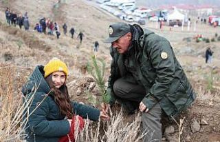 6 ilde 56 bin 500 fidan toprakla buluştu