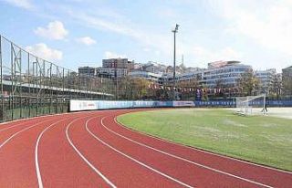 7 kulvarlı tartan pist Hasbahçe’de sporseverlerle...