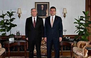 ABB Başkanı Yavaş ve TBB Başkanı İmamoğlu bir...