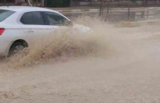 Adıyaman’da sağanak yağış etkili oldu