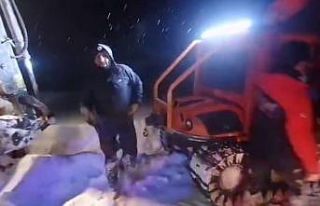 AFAD, Sakarya’da yoğun kar sebebiyle yol ve yaylalarda...