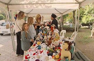 Alanya’da el sanatları üretici pazarı açıldı