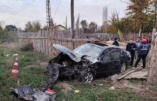 Amasya’da otomobil takla attı: 4 yaralı