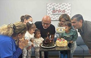 Anka’da üçüzlere doğum günü sürprizi