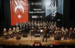 Atatürk sevdiği türkülerle Aydın’da anıldı