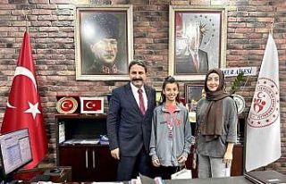 Avrupa ikincisi olan genç sporcudan İl Müdürü...
