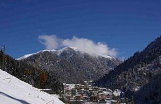 Ayder’de sonbahar kış ile birleşti, manzara mest...