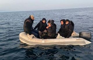 Aydın’da 5 düzensiz göçmen kurtarıldı