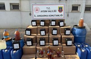 Aydın’da jandarmadan kaçak içki operasyonu