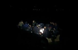 Ayvacık açıklarında 41 kaçak göçmen yakalandı