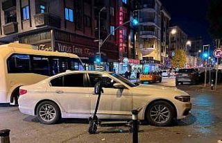 Bahçelievler’de scooter’dan düşen sürücü...