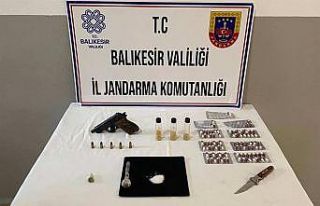 Balıkesir gerçekleştirilen uyuşturucu operasyonunda...