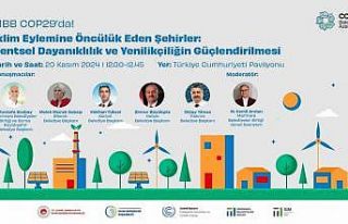 Başkan Gökhan Yüksel, COP29’da konuşmacı olarak...