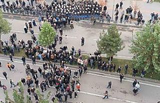 Batman’da polise taş atan gruba müdahale: 9 gözaltı