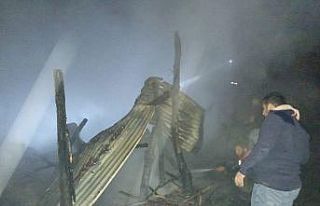 Bayramiç’te yanan traktör kullanılamaz hale geldi