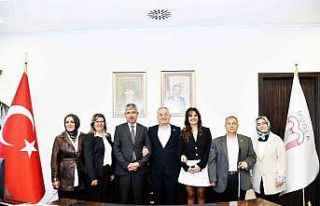 Beyazay Derneğinden Rektör Kaçar’a ziyaret