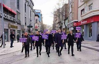 Bilecikli erkekler ‘Kadına Karşı Şiddete Hayır’...
