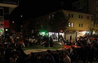 Bingöl’de Gazze’ye destek yürüyüşü düzenlendi