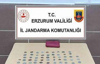 Bizans dönemine ait 104 adet sikke ele geçirildi