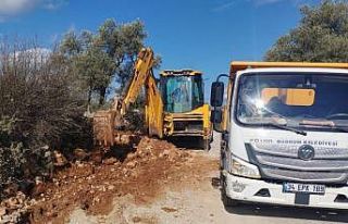 Bodrum’da yağmur hazırlıkları devam ediyor
