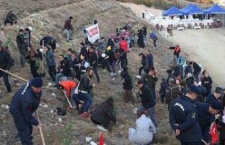 Bozüyük’te Şehitler Ormanı için 1111 adet fidan...