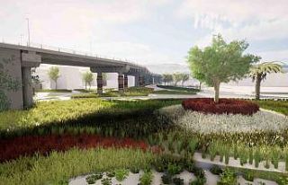 Büyükşehir’den otogar önüne estetik dokunuş