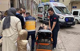 Çalışma sırasında doğal gaz borusu patladı:...