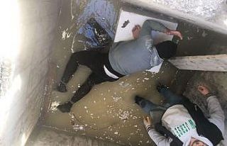 Çalıştığı inşaattan beton zemine düşen işçi...