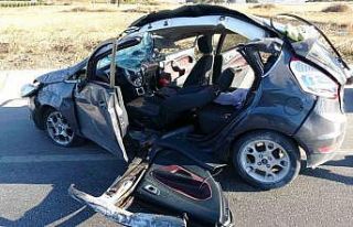 Çanakkale’de takla atıp, 100 metre sürüklenen...