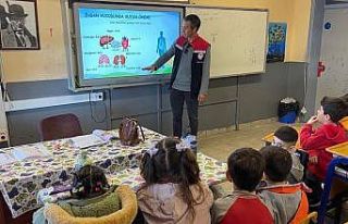 Çeşme’de öğrencilere su tasarrufu eğitimi