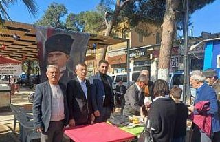 CHP’li Meclis üyeleri Köşk’te lokma hayrı...