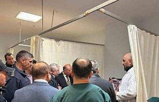 Çorum Valisi Çalgan ve Başkan Aşgın patlamada...