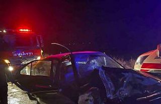 Çorum’da iki otomobil çarpıştı: 9 yaralı