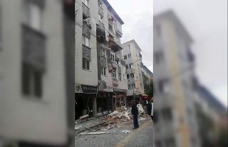 Çorum’da patlama: Binada ve çevrede hasar oluştu