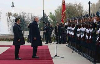 Cumhurbaşkanı Erdoğan, Kırgız mevkidaşı Caparov...