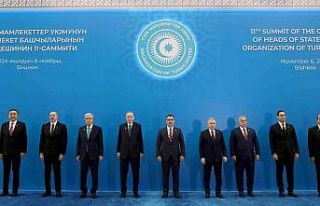 Cumhurbaşkanı Erdoğan, TDT Zirvesi aile fotoğrafı...