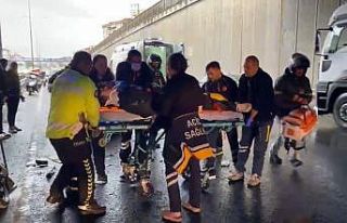 Derince’deki kazada ağır yaralanan motosiklet...