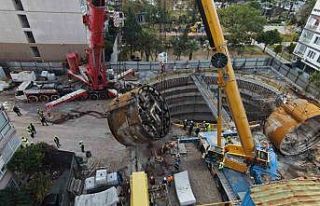 Dev makine yeni rotası için taşınacak