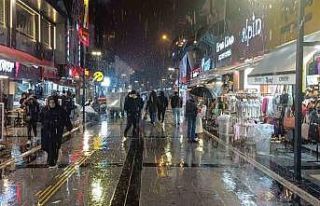 Düzce’de ilk kar ile birlikte kartpostallık görüntüler...